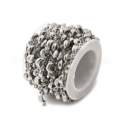304 Stainless Steel Moon Link Chains&nbsp;CHS-C016-11P