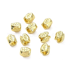 Rack Plating Alloy Beads&nbsp;PALLOY-D024-04G