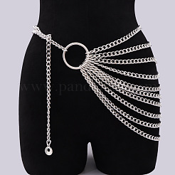 Alloy Curb Chain Multilayer Waist Chains for Women&nbsp;FS-WG2C43C-02