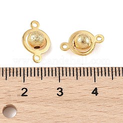 SHEGRACE Brass Round Links&nbsp;XGR0126G-122G
