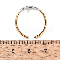 304 Stainless Steel Cuff Open Rings&nbsp;RJEW-P181-02A-A