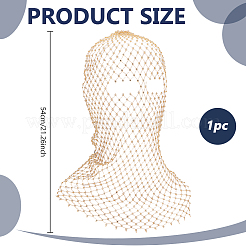 1Pc Polyester Fascinator Mesh Face Veil&nbsp;OHAR-FG0001-05B