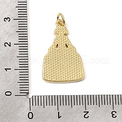 Brass Enamel Pendants&nbsp;KK-CBAA41C-13G