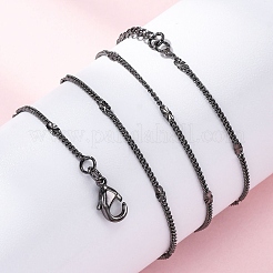 Brass Curb Chains Necklaces for Women&nbsp;NJEW-D302-06B