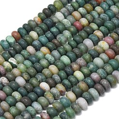 Natural Indian Agate Beads Strands&nbsp;G-P575-A08-6x4mm