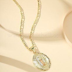 Brass Virgin Pendant Necklaces&nbsp;FS-WG9128D-01