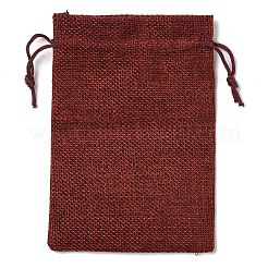Christmas Theme Jute Cloth Storage Bags&nbsp;ABAG-F010-01B-05