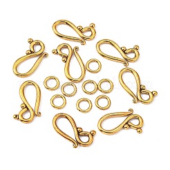 Tibetan Style Hook and Eye Clasps&nbsp;LS-GLF1277Y-NF