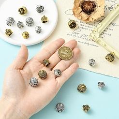 20Pcs 2 Styles 2 Colors Tibetan Style Alloy Pendant Bails&nbsp;FIND-YW0013-15