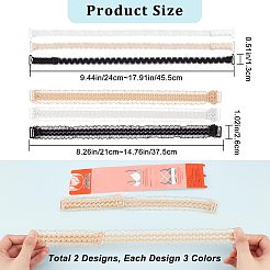 6 Pairs 6 Style Adjustable Bra Straps&nbsp;FIND-GF0003-55