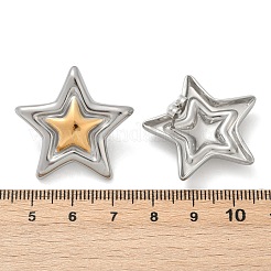 304 Stainless Steel Stud Earrings&nbsp;EJEW-S265-10GP