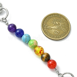 Chakra Gemstone Round Beaded Link Bag Extender Chains&nbsp;FIND-JF00150