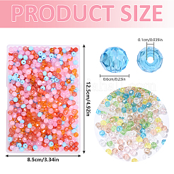 7 Strands 7 Styles Electroplate Glass Beads Strands&nbsp;EGLA-YW0003-94A