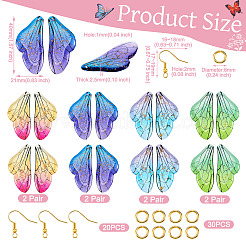 Butterfly Wing Earring Making Kit&nbsp;DIY-TA0005-11