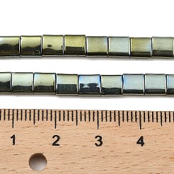 Electroplated Non-magnetic Synthetic Hematite Beads Strands&nbsp;G-G089-B02-15