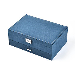 Velvet & Wood Jewelry Boxes&nbsp;VBOX-I001-04B