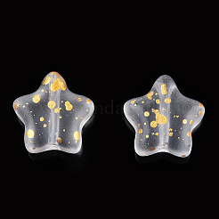 Spray Painted Glass Beads&nbsp;GLAA-R211-04-F03