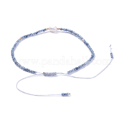 Adjustable Nylon Thread Braided Beads Bracelets&nbsp;BJEW-JB04375-04