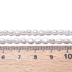 Natural Cultured Freshwater Pearl Beads Strands&nbsp;PEAR-N014-03G-01