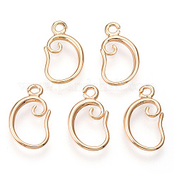Brass Earring Hooks&nbsp;X-KK-I649-05G-NF