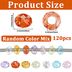 120Pcs Mixed Styles Glass Beads&nbsp;GLAA-PA0001-88