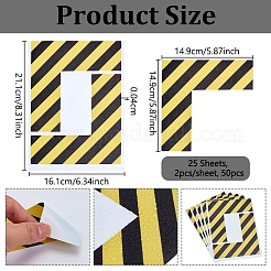 50Pcs PVC Self-Adhesive Safety Labels&nbsp;DIY-OC0016-18