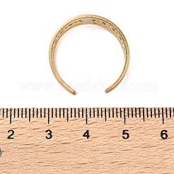 Cross 304 Stainless Steel Open Cuff Rings&nbsp;RJEW-S623-02G