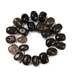 Natural Smoky Quartz Beads Strands&nbsp;G-F796-B07-01