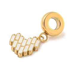 304 Stainless Steel Enamel European Dangle Charms&nbsp;STAS-U005-24A-G