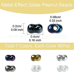 35G 7 Colors Opaque Glass Seed Beads&nbsp;SEED-YW0002-52