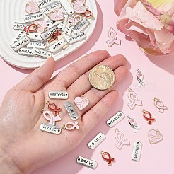 100Pcs 10 Styles Alloy Enamel Pendant Sets&nbsp;FIND-YW0006-82