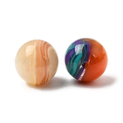 Painted Acrylic Beads&nbsp;AC-CBAD2D4-02