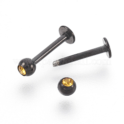 (Jewelry Parties Factory Sale)304 Stainless Steel Barbell Cartilage Earrings&nbsp;EJEW-L207-O05-B