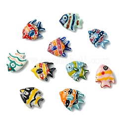 16Pcs 16 Styles Handmade Porcelain Beads&nbsp;PORC-CJ0001-46