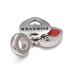 304 Stainless Steel European Dangle Charms&nbsp;STAS-I194-20P