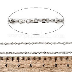 Tarnish Resistant 304 Stainless Steel Cable Chains&nbsp;CHS-K004-13P-0.4mm