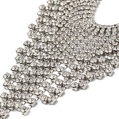 Crystal Rhinestone Bib Necklaces&nbsp;LS-NJEW-L176-03P
