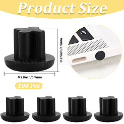 100Pcs Silicone Mobile Anti-Dust Plugs&nbsp;AJEW-CN0007-53