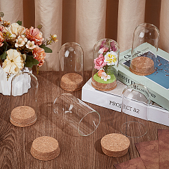 6 Sets Glass Dome Cover&nbsp;AJEW-BC0009-94