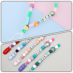 2000Pcs 6 Styles Transparent & Opaque Acrylic Beads&nbsp;SACR-PA0001-06