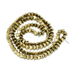 Electroplate Non-magnetic Synthetic Hematite Beads Strands&nbsp;G-S352-57