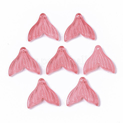 Transparent Spray Painted  Glass Pendants&nbsp;GLAA-S190-009A