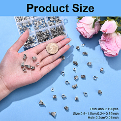 Tibetan Style Alloy Tube Bails&nbsp;TIBE-YW0001-81