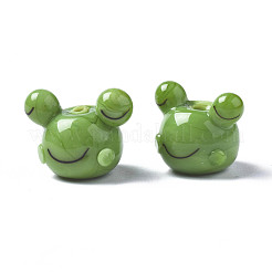 Handmade Bumpy Lampwork Beads Strands&nbsp;LAMP-Q031-011