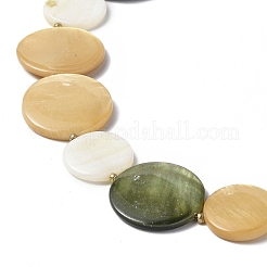 Spray Painted  Natural Freshwater Shell Beads Strands&nbsp;SHEL-C003-03