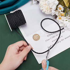 10 Yards Braided PU Imitation Leather Cord&nbsp;LC-AR0001-02