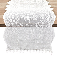 Polyester Lace Table Runner&nbsp;AJEW-WH20048-95B