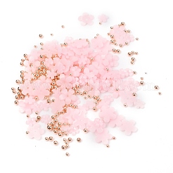 Flower Plastic Cabochons Nail&nbsp;X-MRMJ-I001-03C