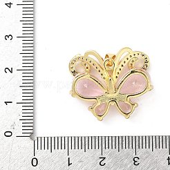 Brass Micro Pave Cubic Zirconia Pendants&nbsp;KK-L239-056G-01