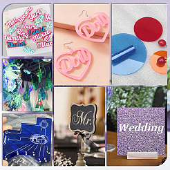 Transparent Acrylic Sheets&nbsp;DIY-WH0449-80B